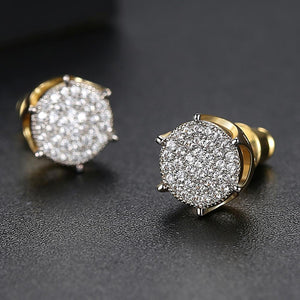 10MM Crown Stud Earrings - Different Drips