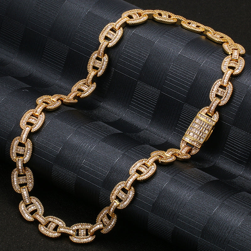 15mm Baguette Mariner Link Chain - Different Drips