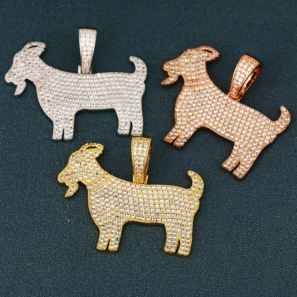 Flat GOAT Pendant - Different Drips
