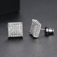 Thumbnail for Smooth Square Stud Earrings - Different Drips