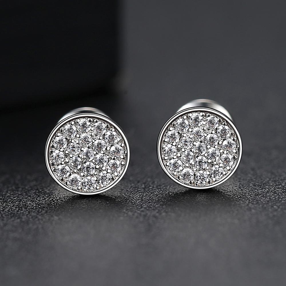 Classic Slim Round Cut Stud Earrings - Different Drips