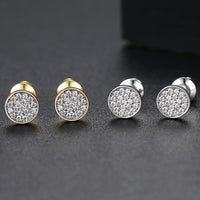Thumbnail for Classic Slim Round Cut Stud Earrings - Different Drips