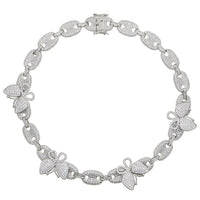 Thumbnail for Women's Iced Out Mariner Butterfly Choker - Different Drips