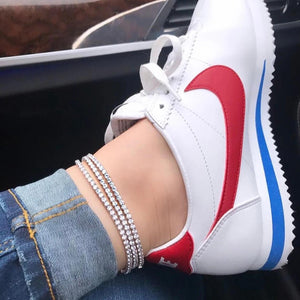 Women's 3MM Tennis Anklet - Different Drips