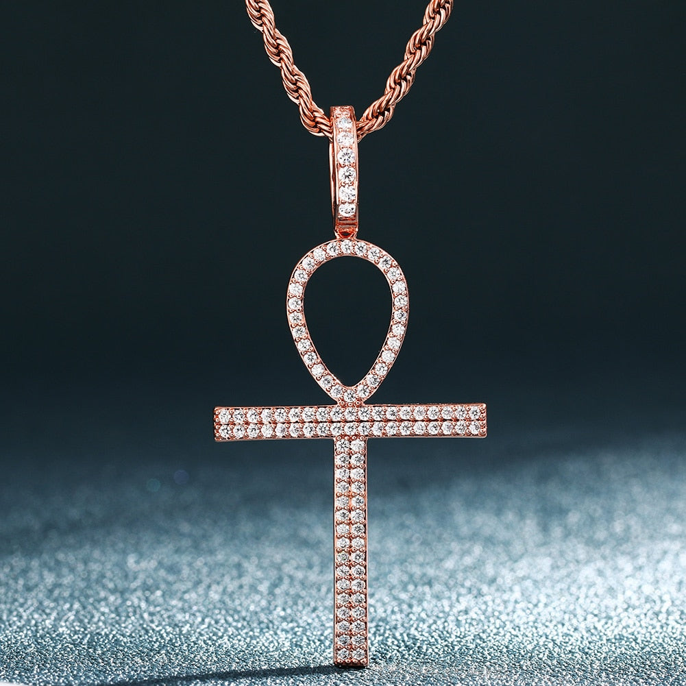 Big Ankh Cross Pendant - Different Drips