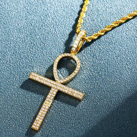 Thumbnail for Big Ankh Cross Pendant - Different Drips