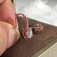 Thumbnail for Women's Round Cut Drop Earrings - Different Drips