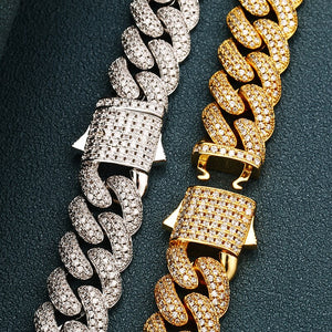 15mm Miami Cuban Link Chain - Different Drips