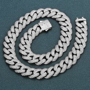 15mm Miami Cuban Link Chain - Different Drips