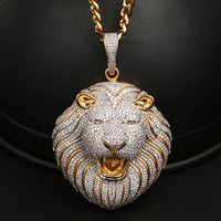 Thumbnail for Oversized Lion Head Pendant - Different Drips