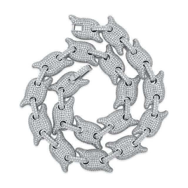10mm Spiked Mariner Link Chain - Different Drips