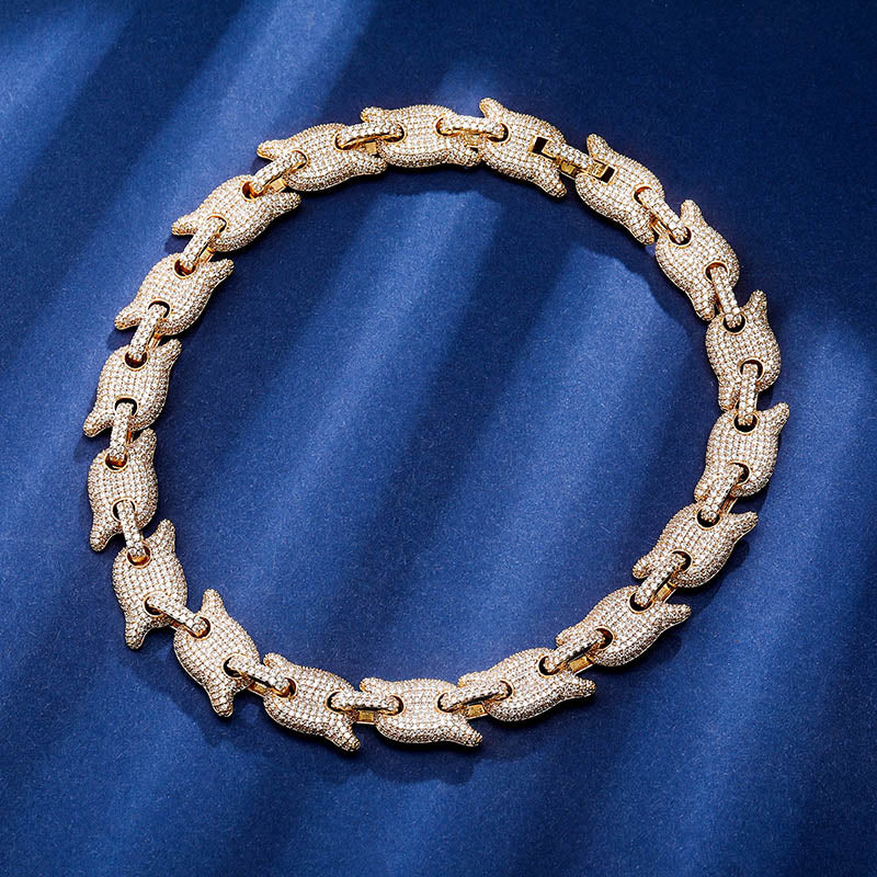 10mm Spiked Mariner Link Chain - Different Drips