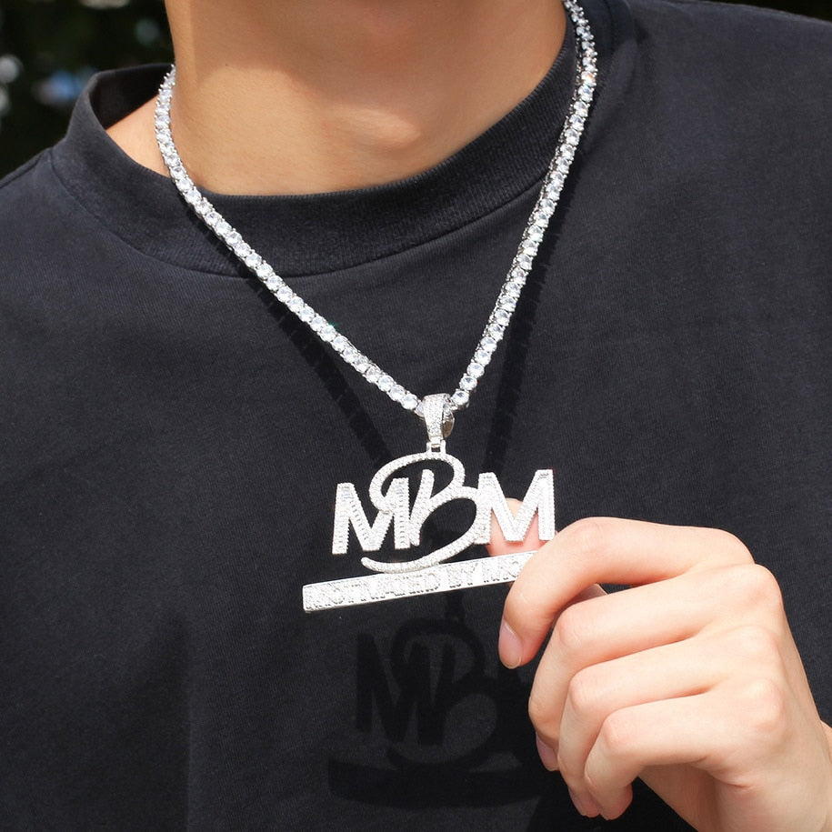 Iced Out MBM Pendant - Different Drips