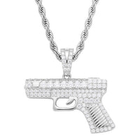Thumbnail for Iced Out Glock Pendant - Different Drips