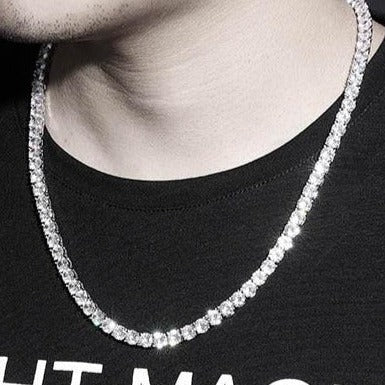 3-6mm Solid 925 Sterling Silver Tennis Chain - Different Drips