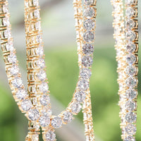 Thumbnail for 3-6mm Solid 925 Sterling Silver Tennis Chain - Different Drips