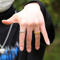 Thumbnail for 7mm Cuban Link Ring - Different Drips