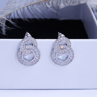 Thumbnail for Women's Infinity Baguette Earrings - Different Drips