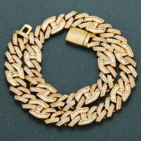 Thumbnail for 15mm Prong Baguette Mariner Curb Chain - Different Drips