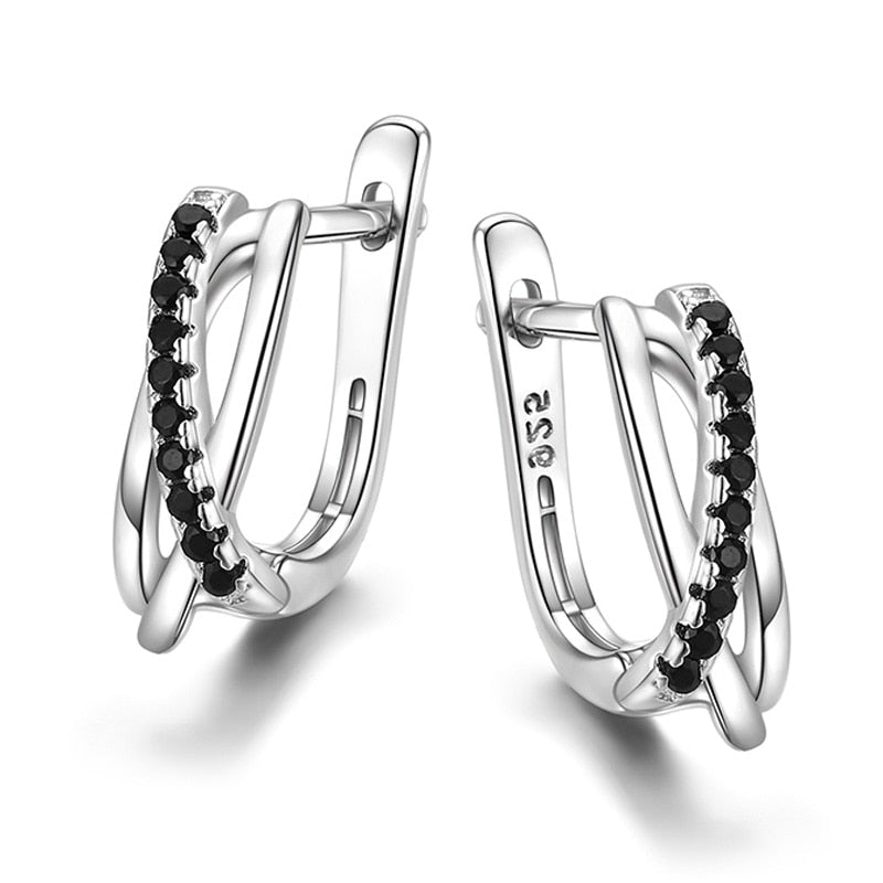 Women's 925 Sterling Silver Traverse Earrings - Different Drips