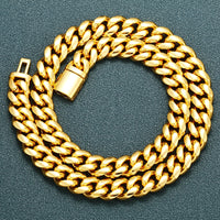 Thumbnail for 10mm Solid Miami Cuban Chain - Different Drips