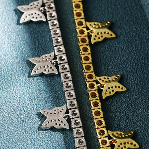 Women's Butterfly Tennis Chain - Different Drips