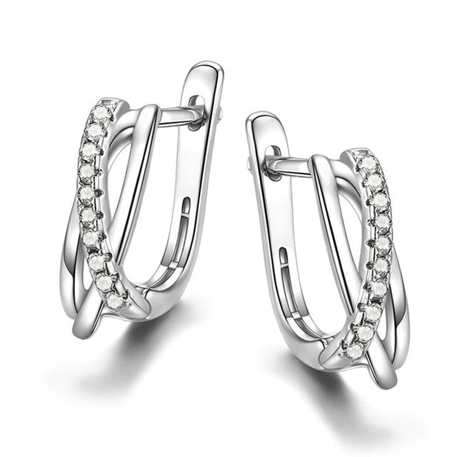 Women's 925 Sterling Silver Traverse Earrings - Different Drips