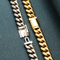 Thumbnail for 10mm Solid Miami Cuban Bracelet - Different Drips