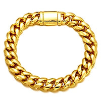 10mm Solid Miami Cuban Bracelet – Different Drips