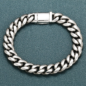 10mm Solid Miami Cuban Bracelet - Different Drips