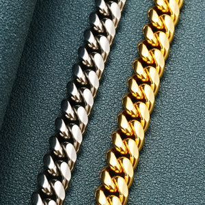 10mm Solid Miami Cuban Bracelet - Different Drips