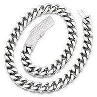 Thumbnail for 11mm Iced Clasp Miami Cuban Chain - Different Drips