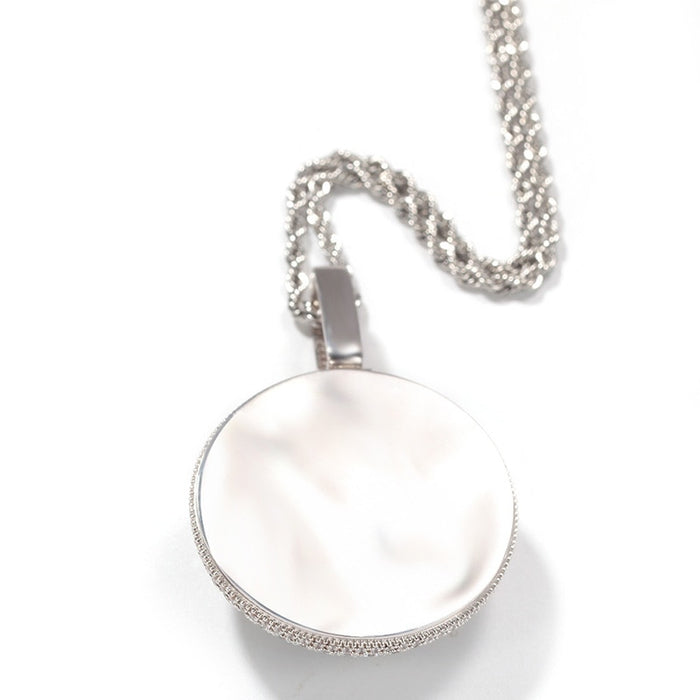 Solid Rotatable Custom Letter Pendant - Different Drips