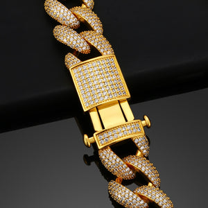 18mm Miami Crub Cuban Link Chain - Different Drips