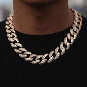 18mm Miami Crub Cuban Link Chain - Different Drips