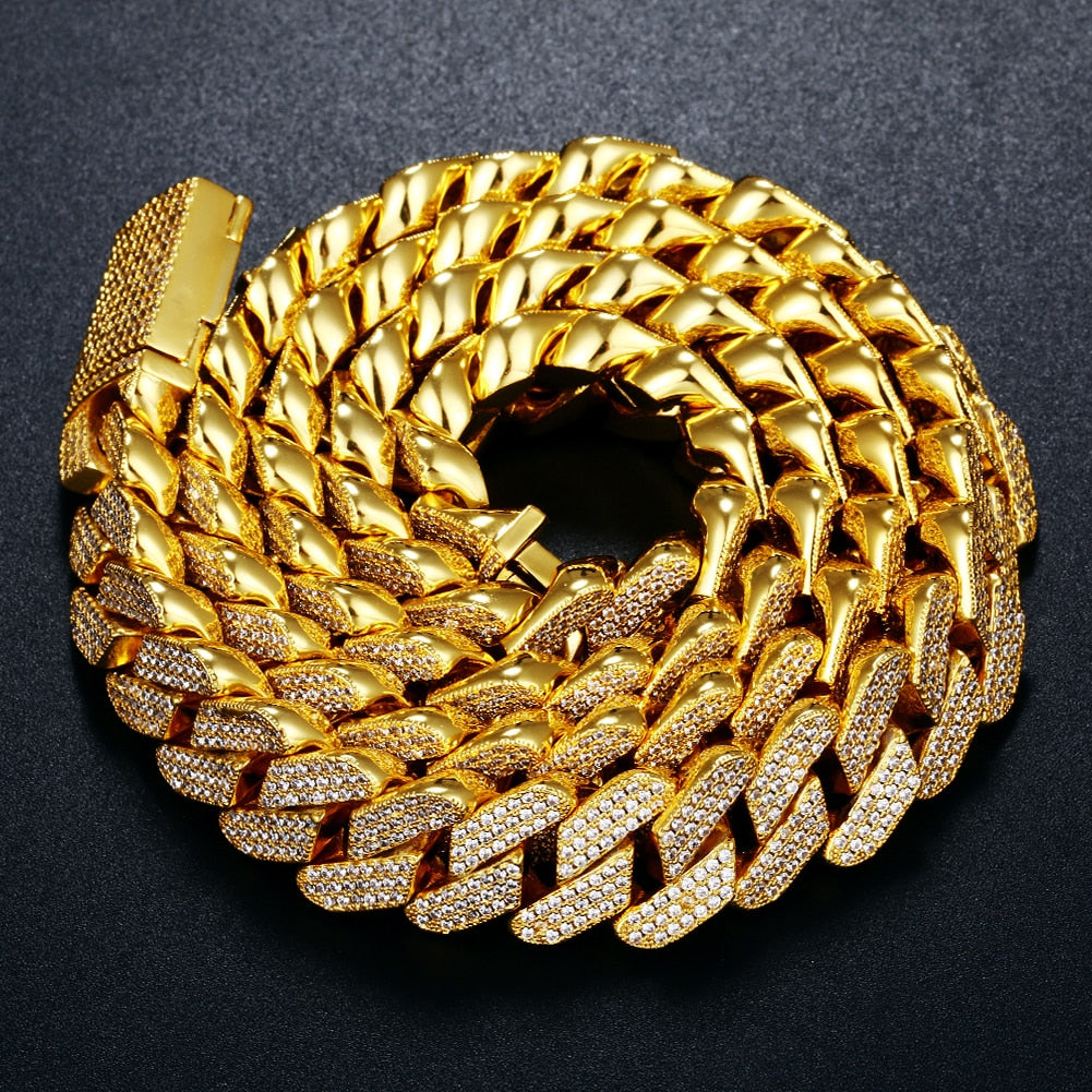 14mm Prong Cuban Chain - Different Drips