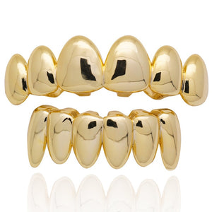 Solid 18k Gold Plated Grillz - Different Drips