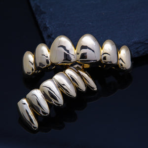 Solid 18k Gold Plated Grillz - Different Drips