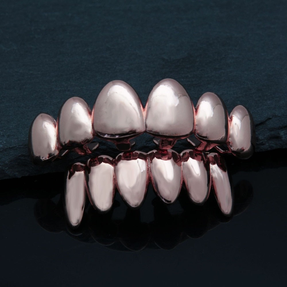 Solid 18k Gold Plated Grillz - Different Drips