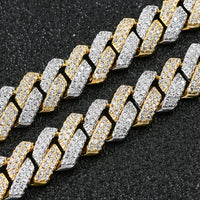 Thumbnail for 14mm Yellow Gold Two-Tone Chain - Different Drips