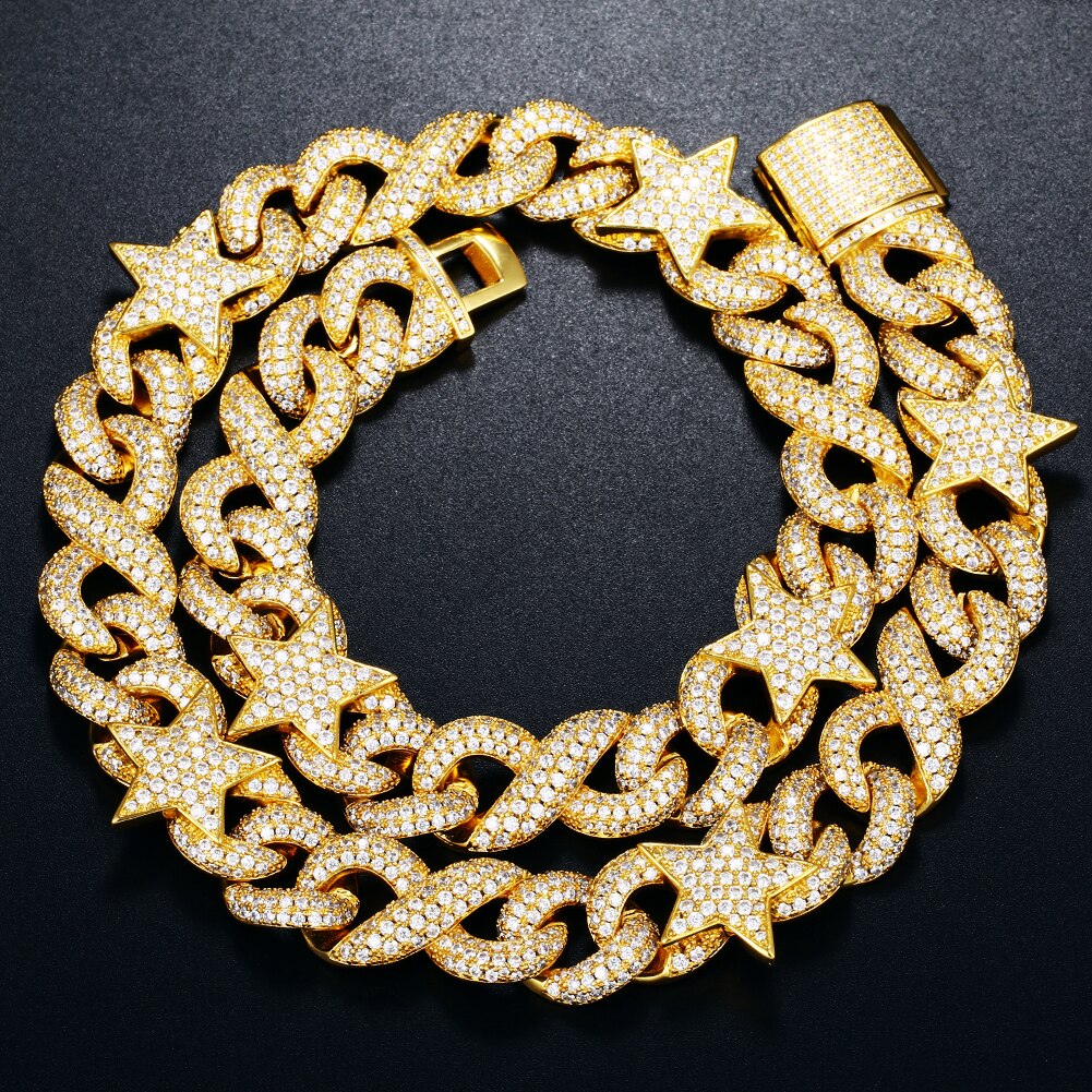 15mm Infinity Five Star Chain - Different Drips