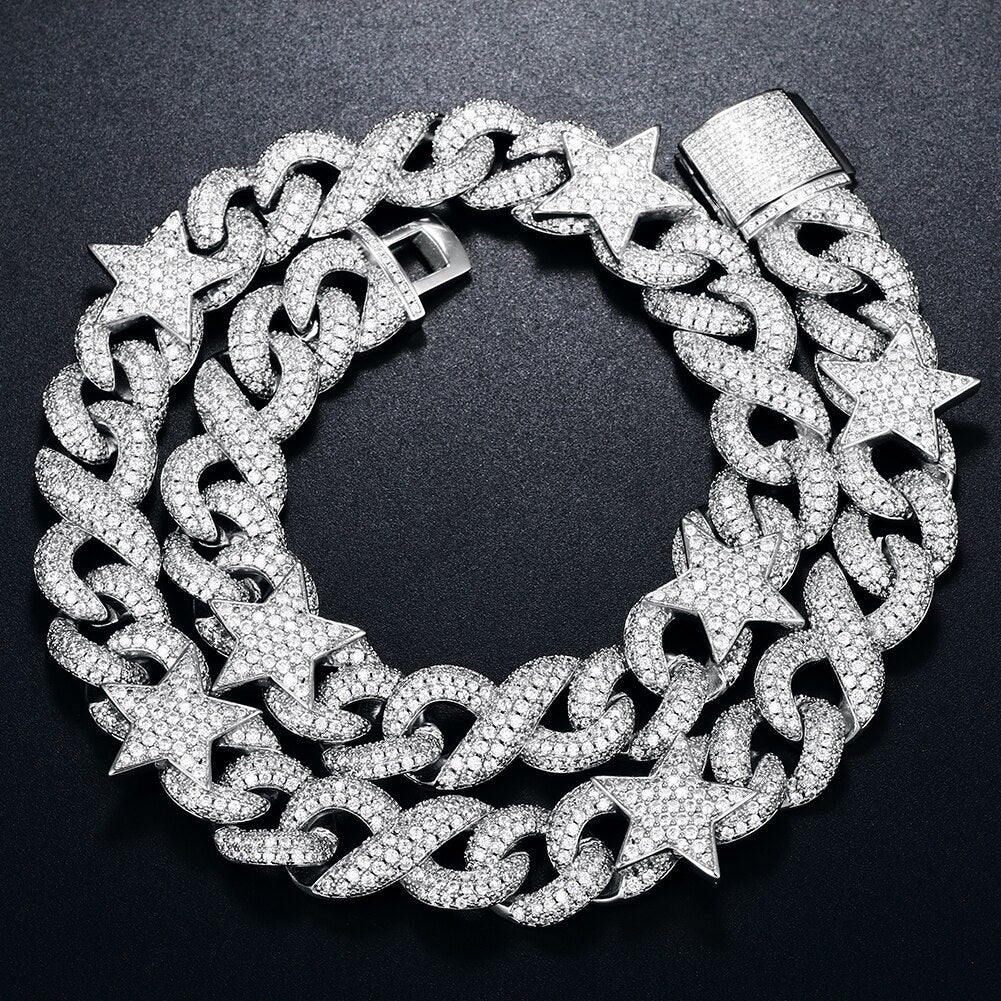 15mm Infinity Five Star Chain - Different Drips