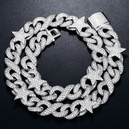 15mm Infinity Five Star Chain - Different Drips