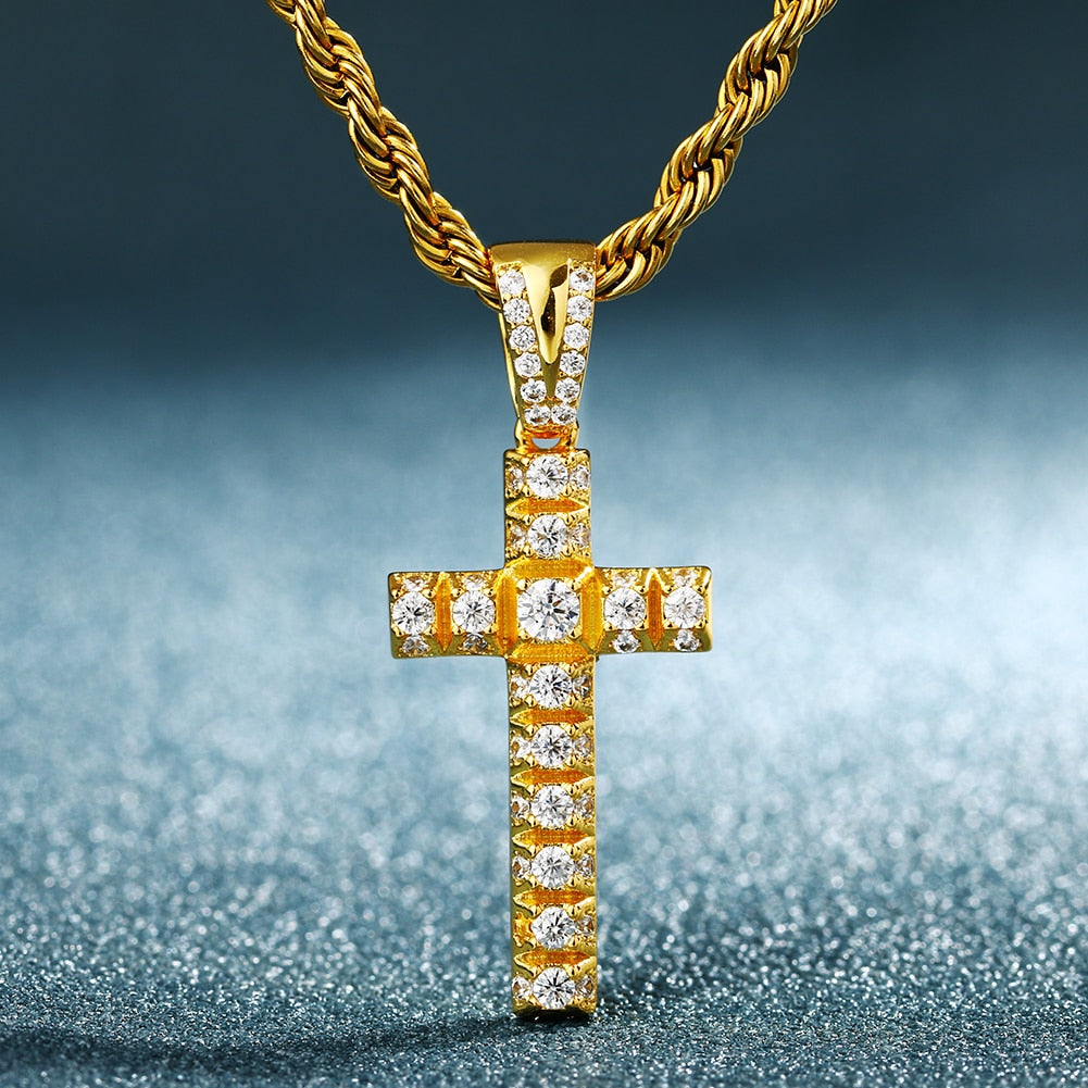 Small Pico Harvey Cross Pendant - Different Drips