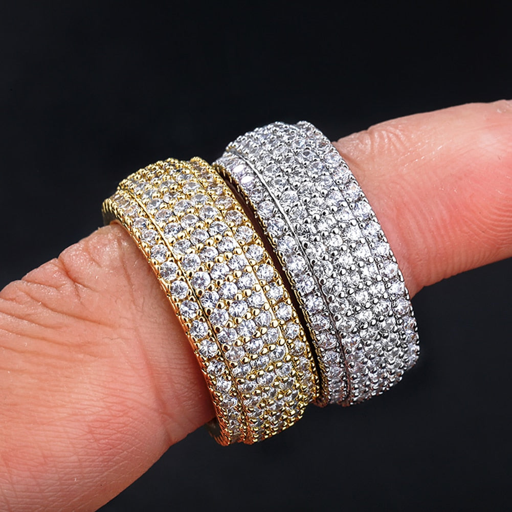 5 Layer Band Ring - Different Drips