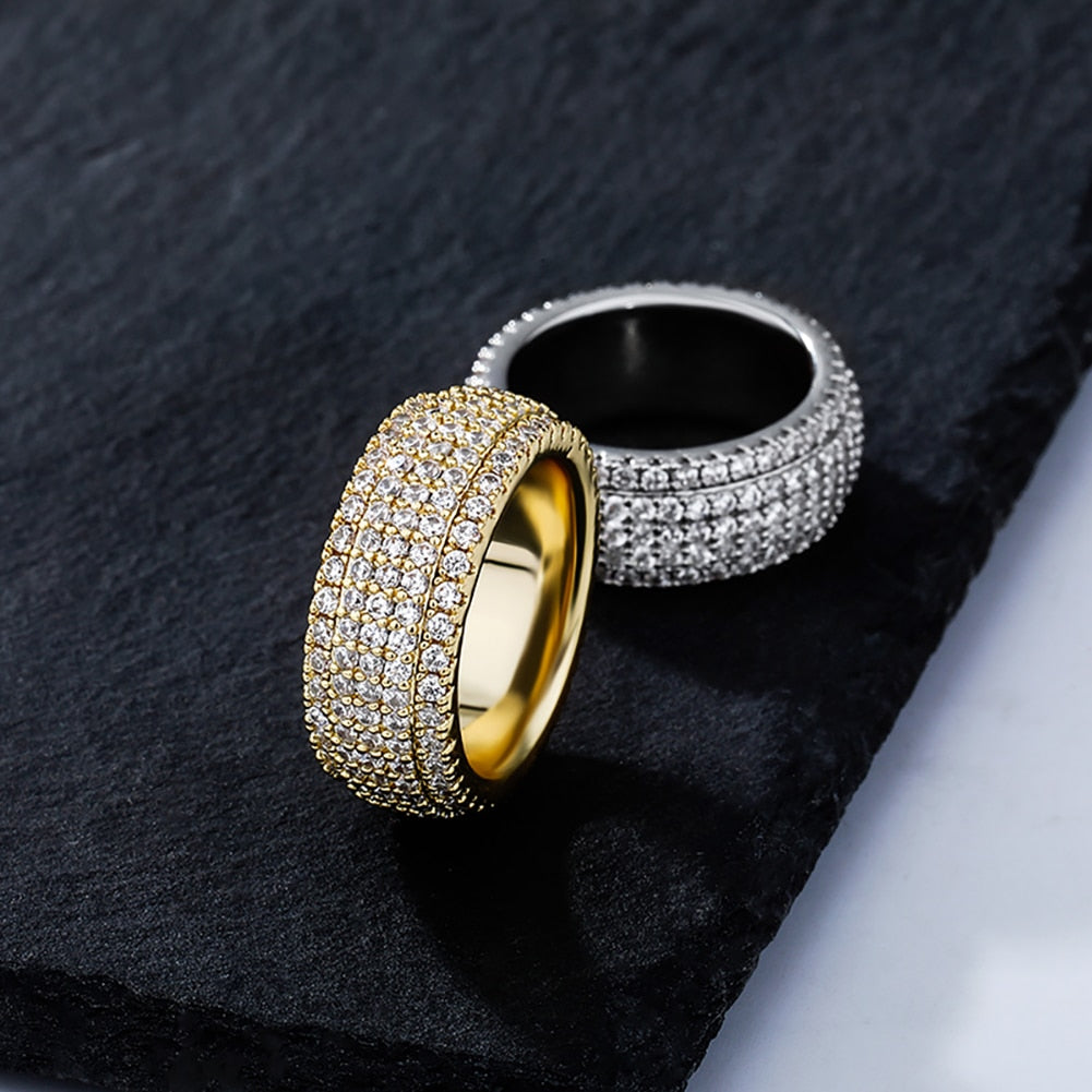 5 Layer Band Ring - Different Drips