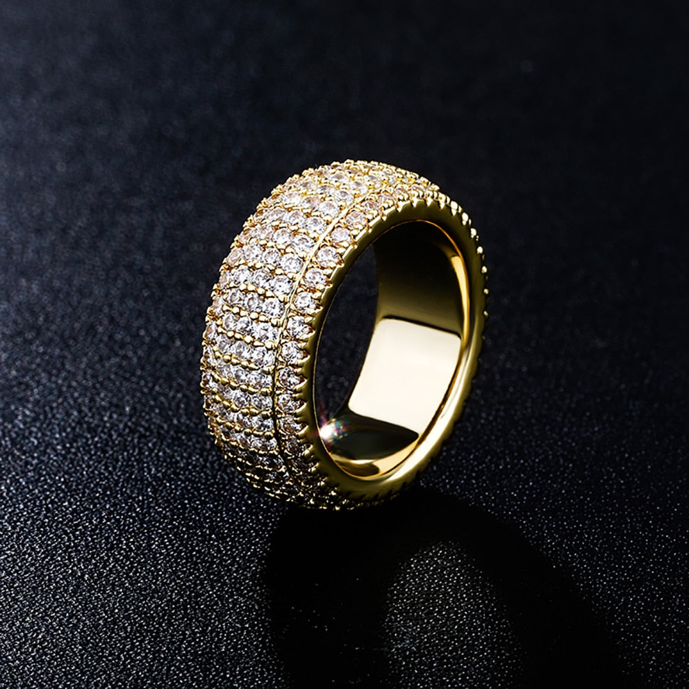 5 Layer Band Ring - Different Drips