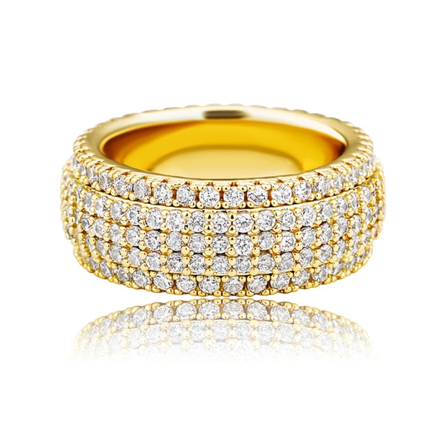 5 Layer Band Ring - Different Drips