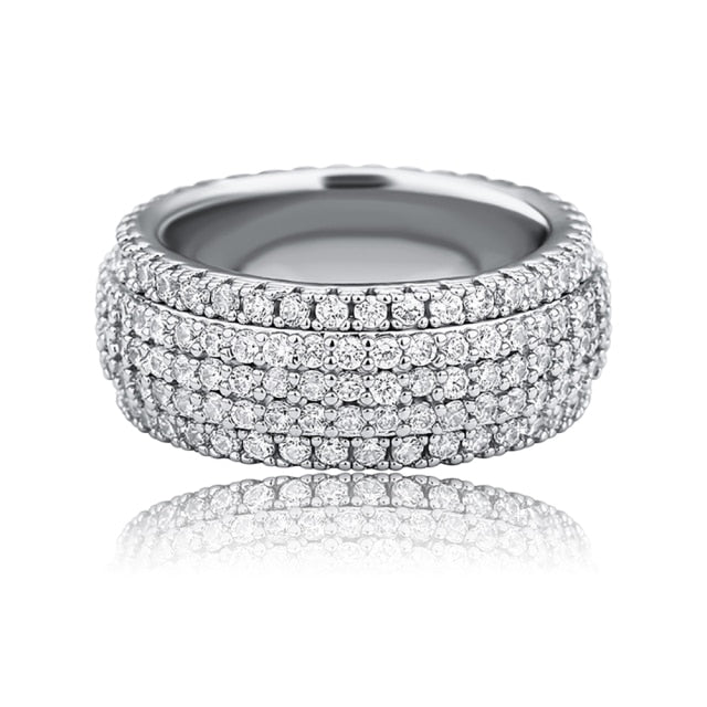 5 Layer Band Ring - Different Drips
