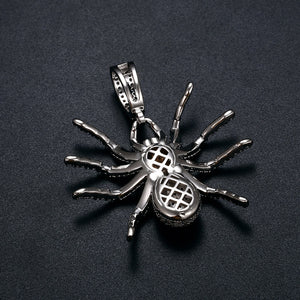 Iced Out Spider Pendant - Different Drips